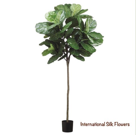 7' Artificial Fiddle Leaf Fig Tree ( LTF257-GR )