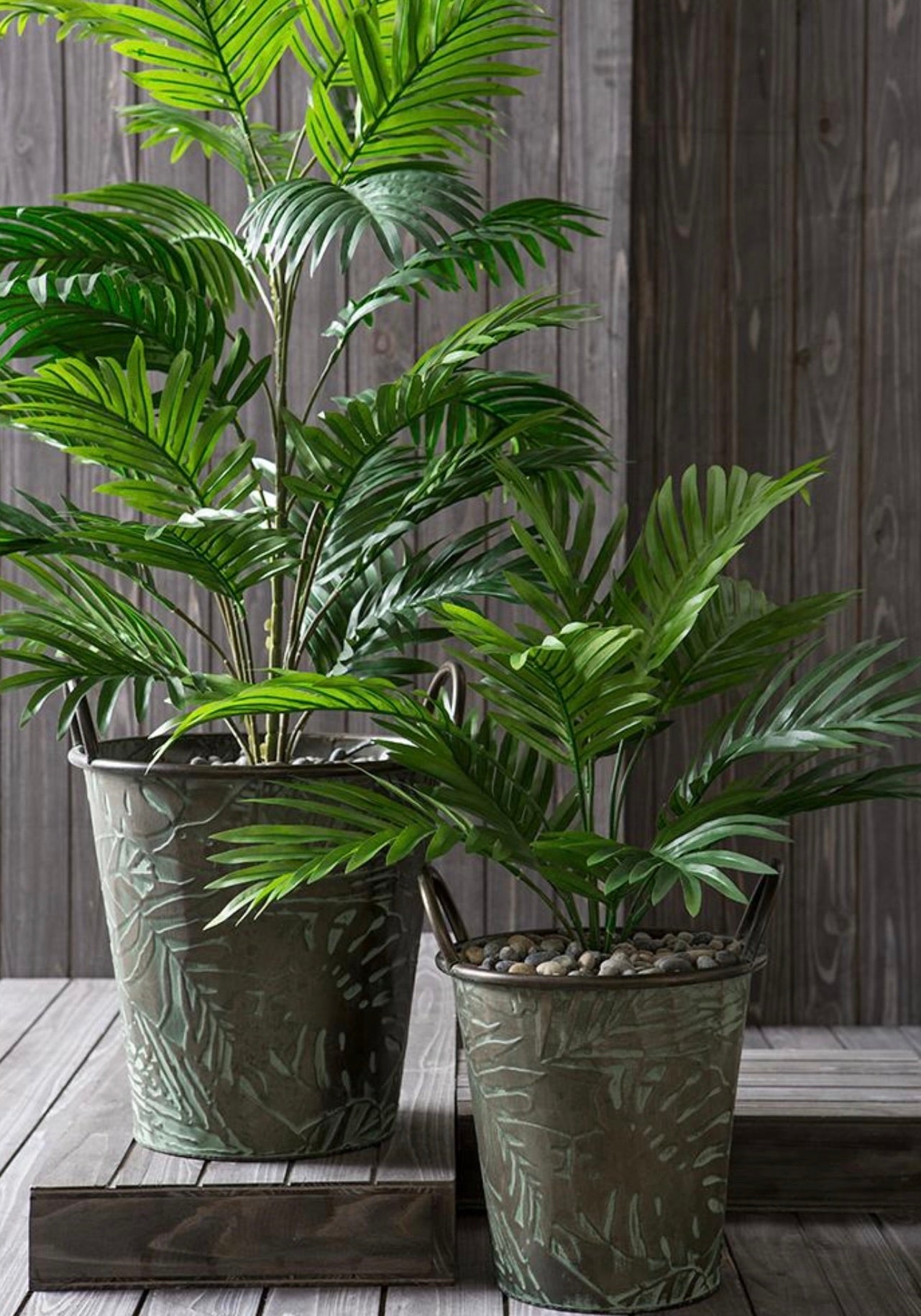 36"Faux Areca Palm Bush ( PBP916-GR )