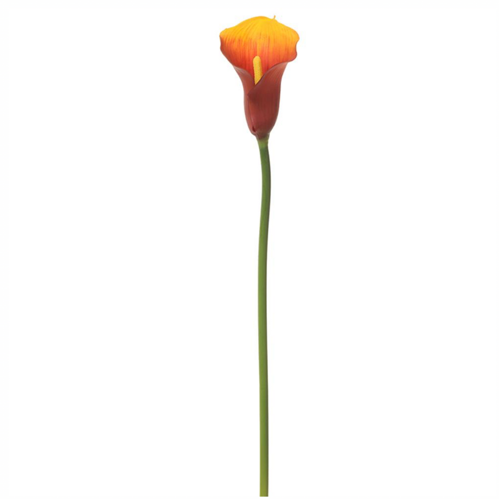 23" Real touch Calla Lily Spray ( FSL220-Flame Two Tone )