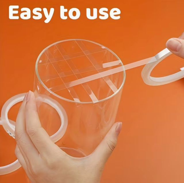 0.74'' 50 Yard Waterproof Clear Tape ( BJJD-1.9 Clear )