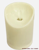4'' Plastic Swing Candle ( 5987-Ivory )