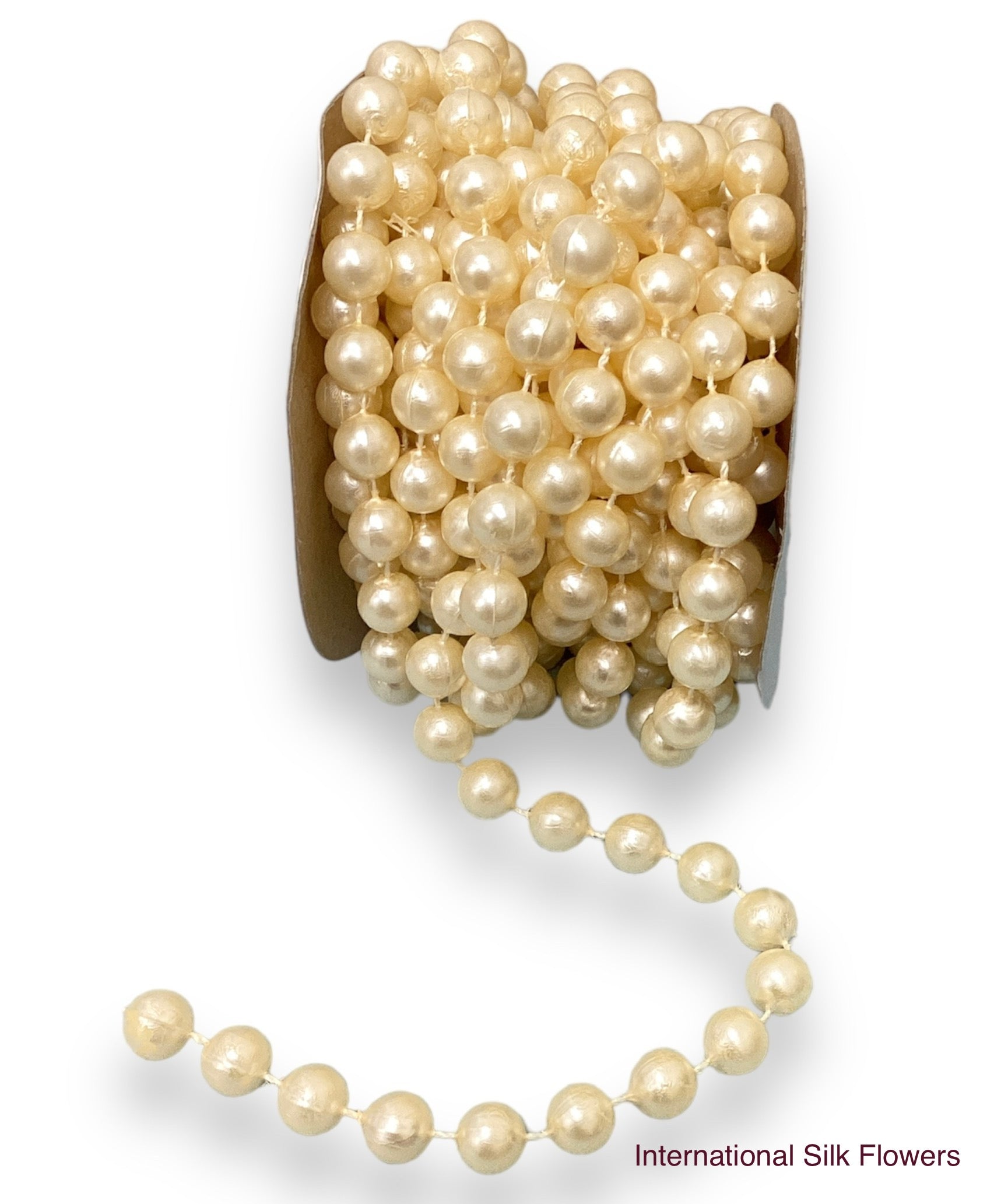 10mm Mot Pearl Ribbon ( 2010-Cream )