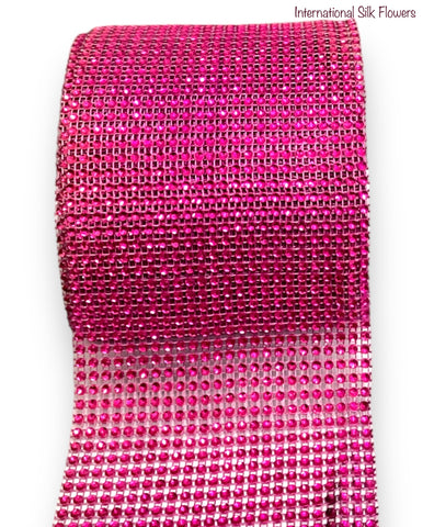 4.75'' Diamonds Ribbon Bling Wrap ( 5920-Fushia )