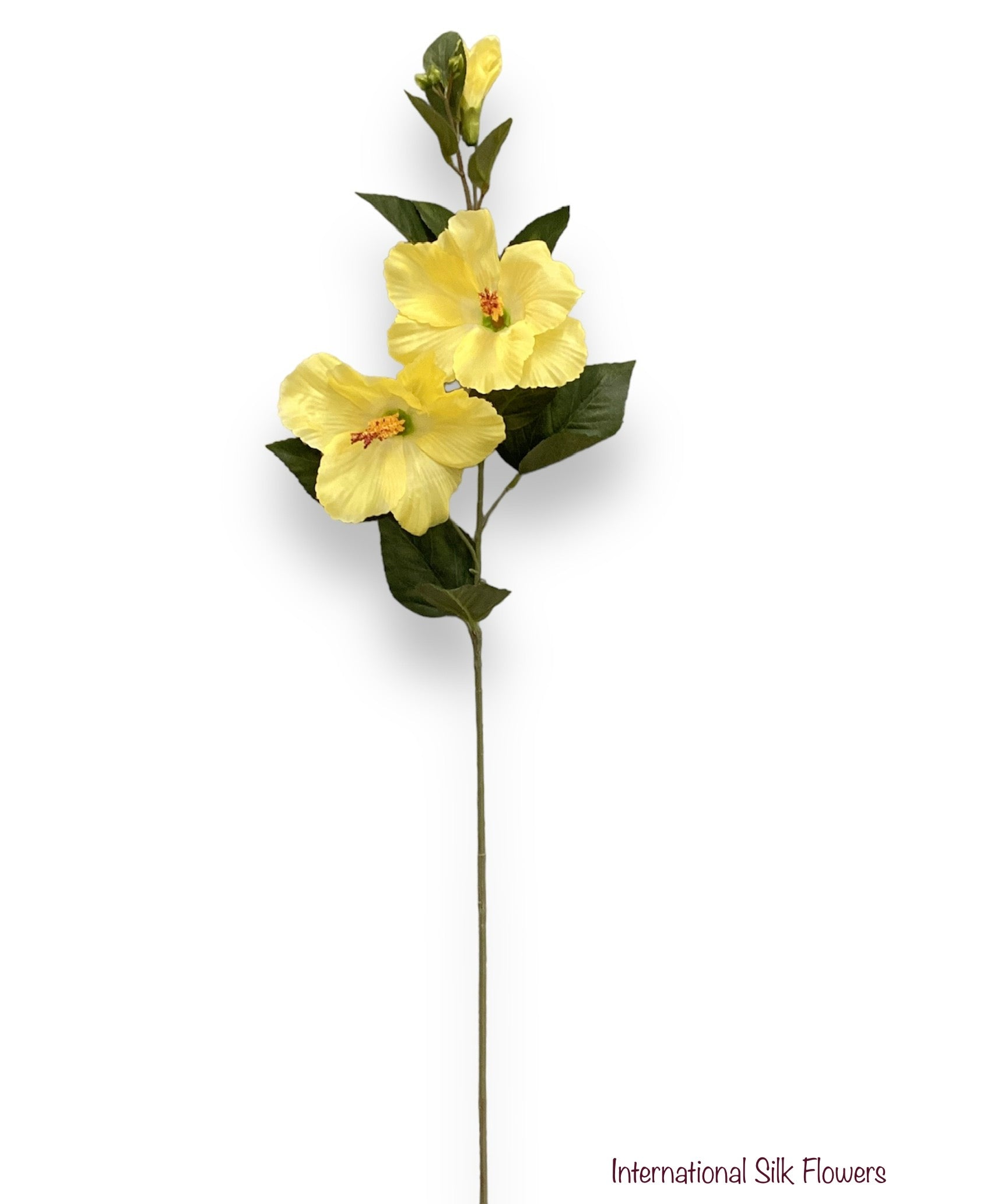 31'' HIBISCUS SPRAY ( FSH753-Yellow )