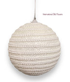 4.72'' BALL ORNAMENT ( 145776-WHITE )