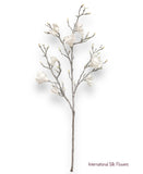 53.5" Glittered Magnolia Spray ( XFS079-White )