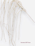 42" Glittered Bead Hanging Spray ( XAS804-WHITE )