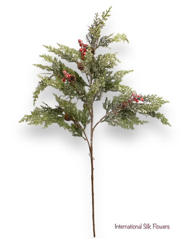 39'' SNOW CEDAR /BERRY SPRAY  ( 134698-RED/GREEN )