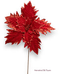 34'' POINSETTIA STEM ( 265252-RED )