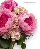 23'' Deluxe Silk Peony Hydrangea Bush ( B1502-Lavender )