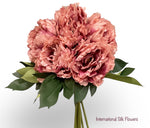 15" Silk Peony Bouquet ( 30597-Mauve )