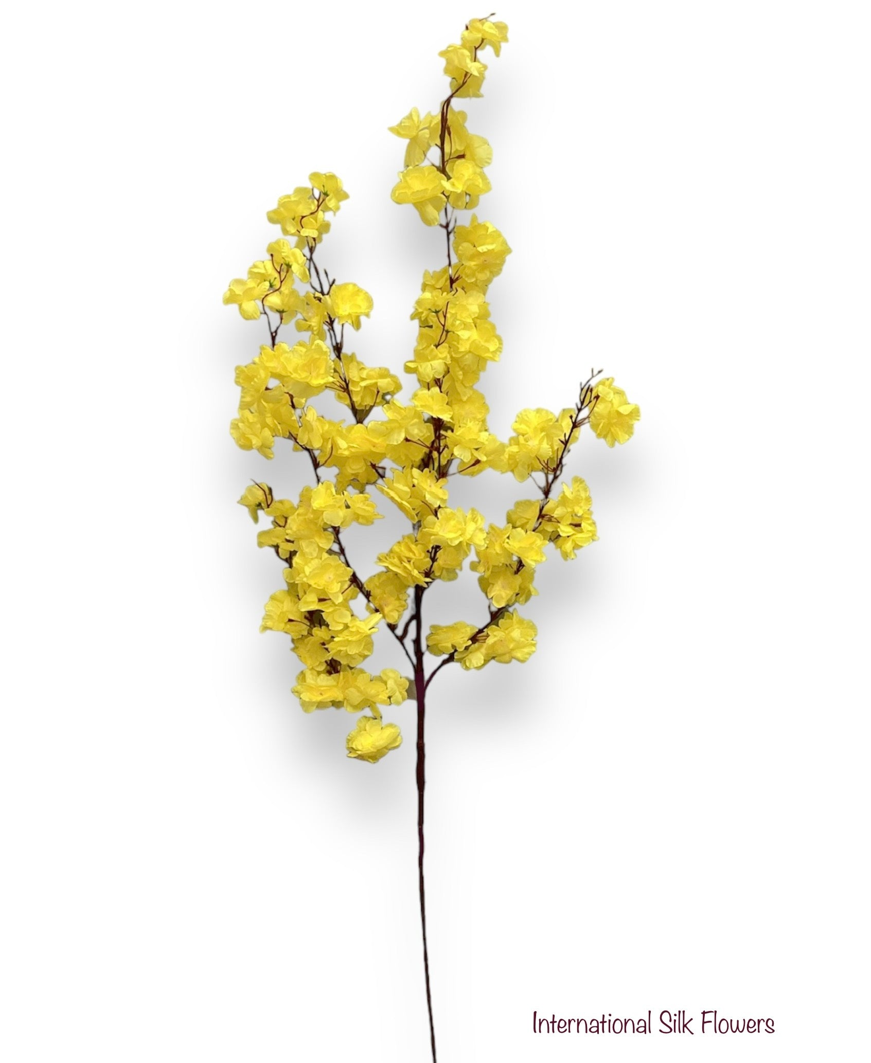 51" Faux Cherry Blossom Spray ( INT009-Yellow ) SS009