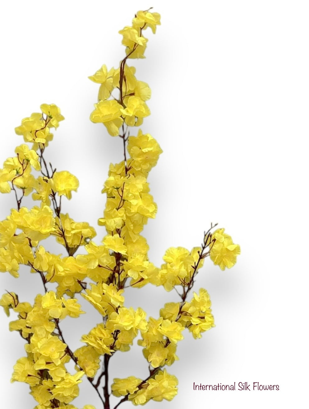 51" Faux Cherry Blossom Spray ( INT009-Yellow ) SS009