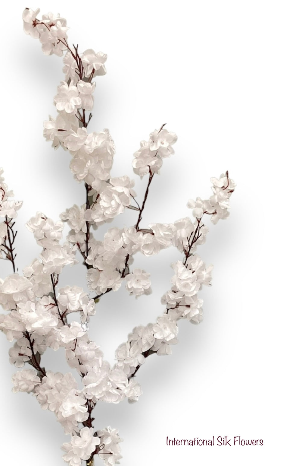 51" Faux Cherry Blossom Spray ( INT009- White ) SS009