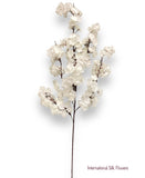 51" Faux Cream Cherry Blossom Spray ( INT009-Cream ) SS009