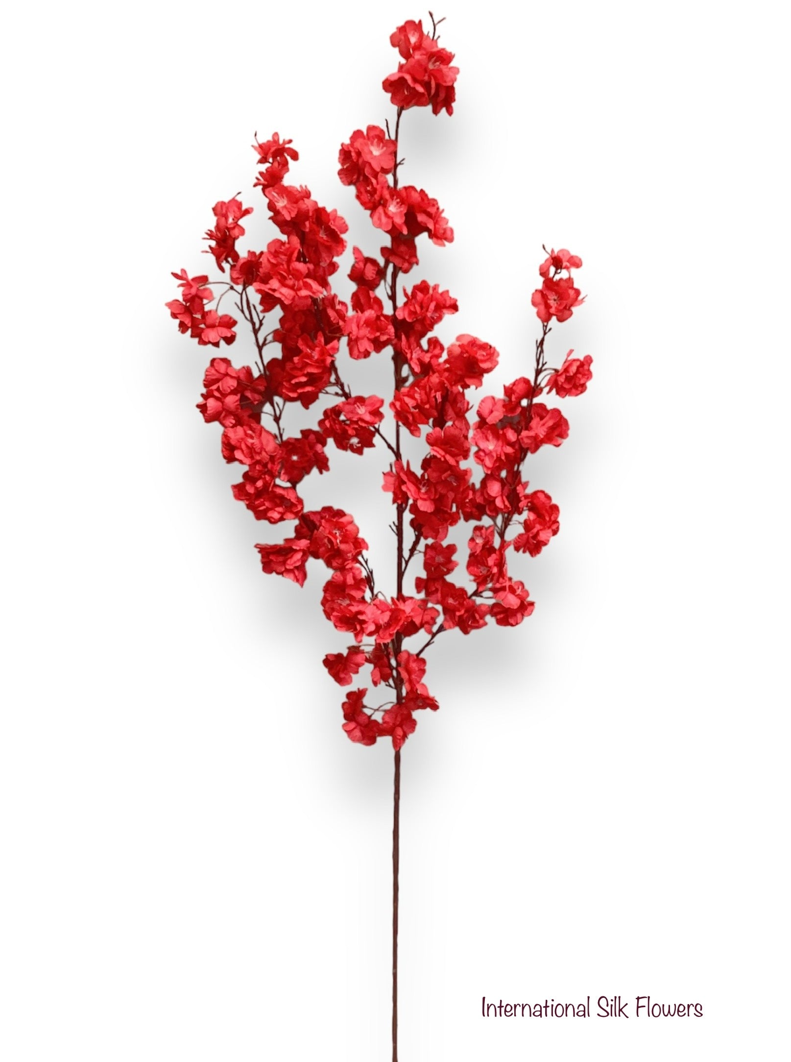 51" Faux Cream Cherry Blossom Spray ( INT009-Red ) SS009