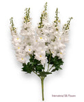 25.5" Artificial Delphinium Bush ( INT918-White )