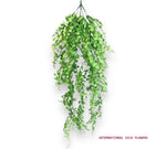 34" Plastic Green Hanging Greenery Bush ( PH15614 )