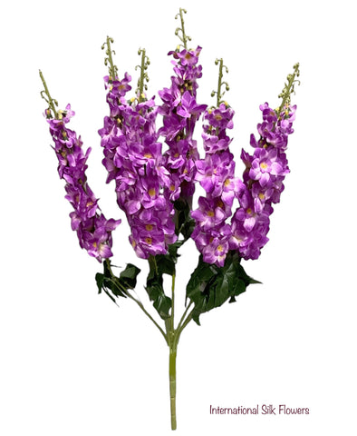 25.5" Artificial Delphinium Bush ( INT918-Lavender )