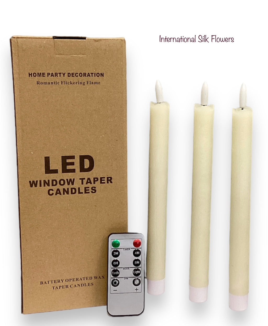 9.64'' Led Window Taper Candles ( X002BU1QS3 )