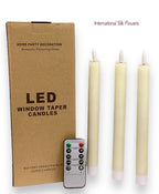9.64'' Led Window Taper Candles ( X002BU1QS3 )