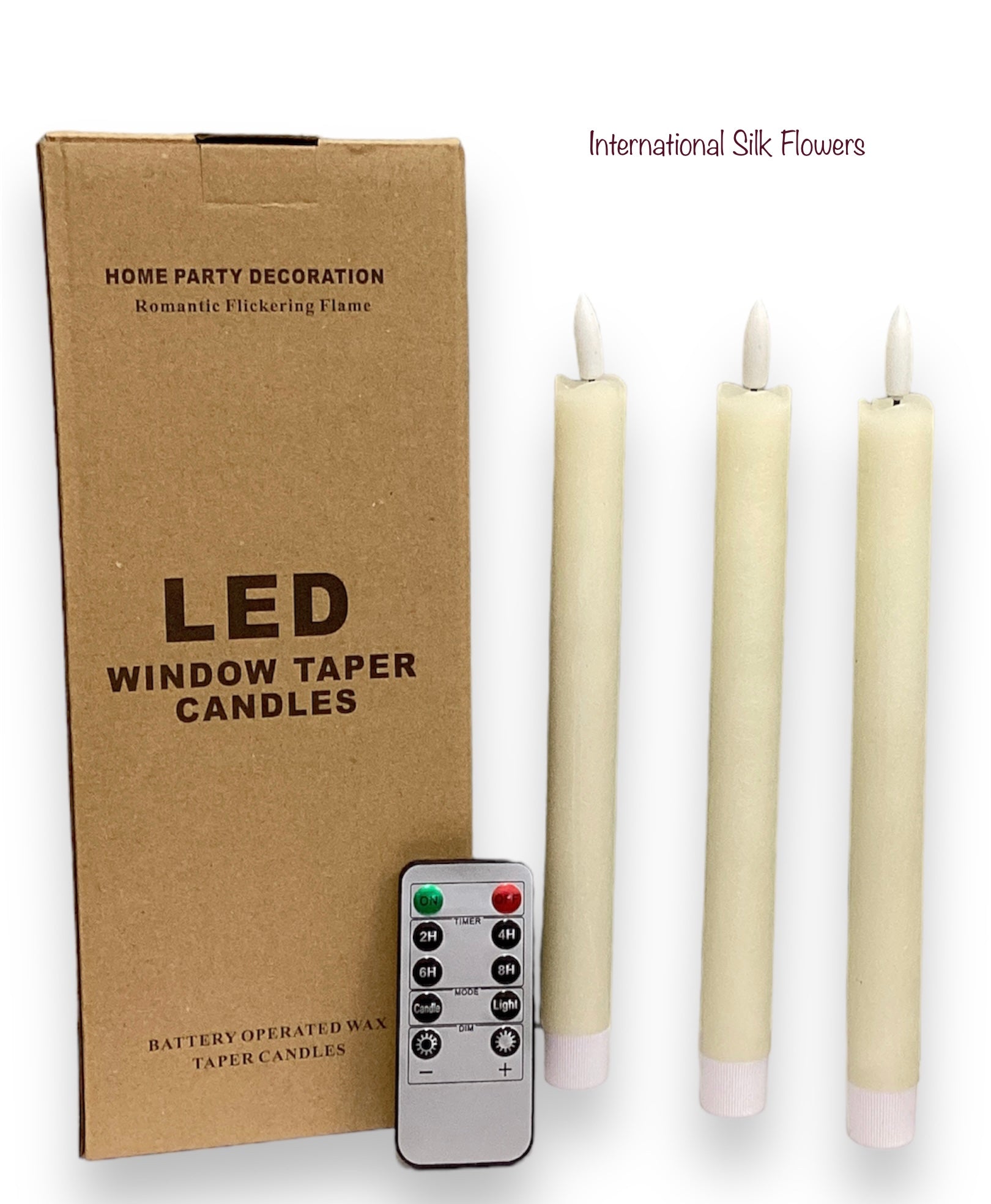 9.64'' Led Window Taper Candles ( X002BU1QS3 )