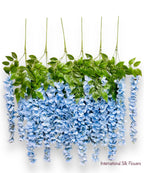 42'' Hanging Wisteria ( INT1226-#3 Baby Blue )