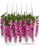 42'' Hanging Wisteria ( INT1226-Fushia )