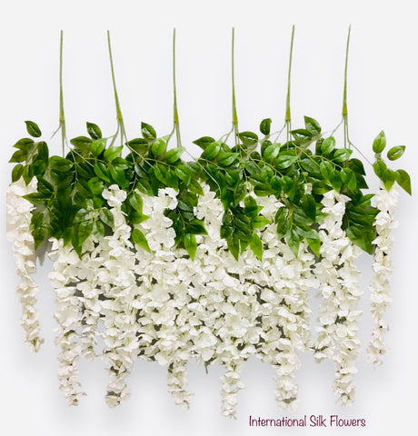 42'' Hanging Wisteria ( INT1226-Cream )