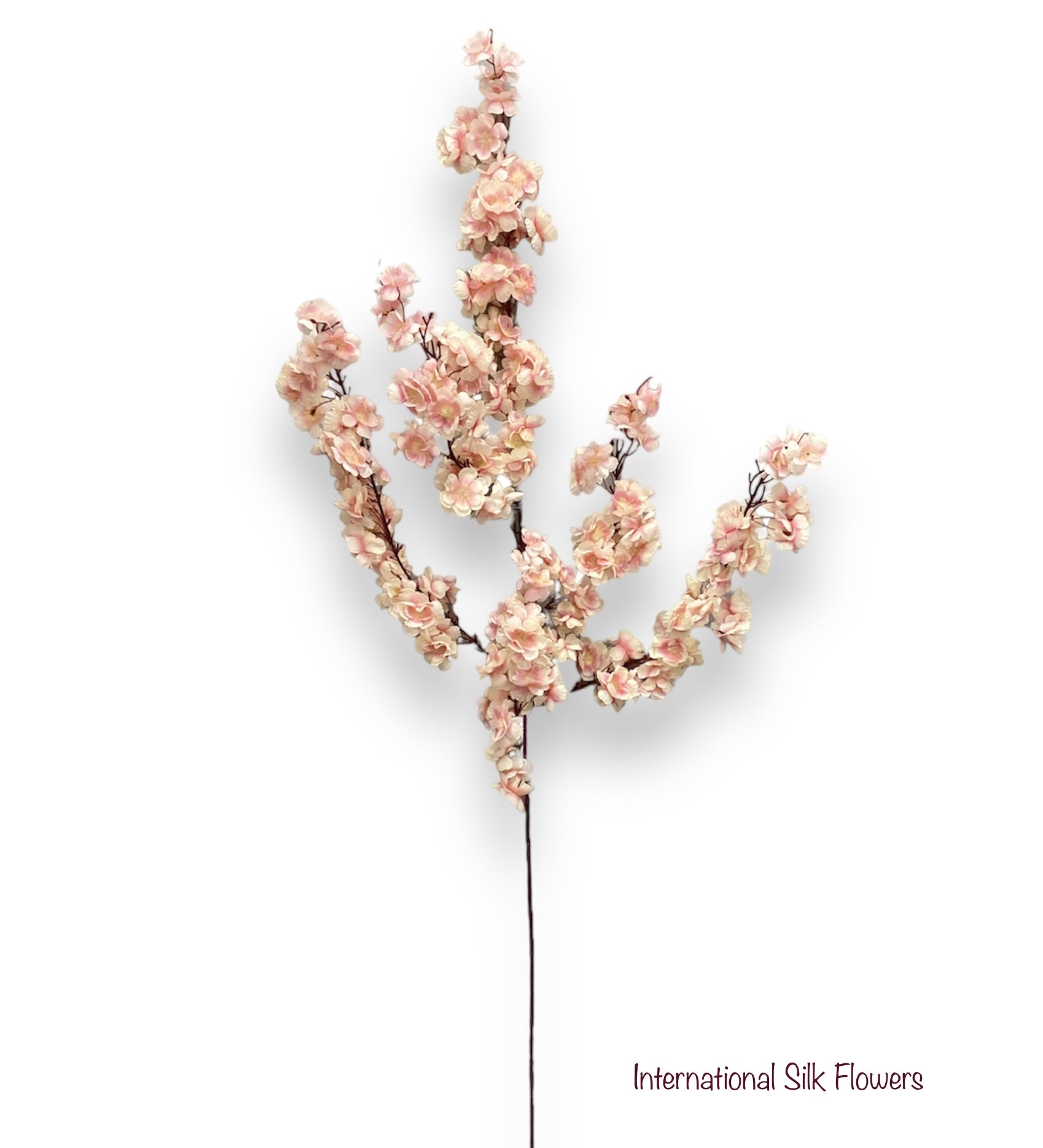 51" Faux Cherry Blossom Spray ( INT009- Cream/Mauve ) SS009