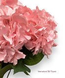 18" Silk Pongee Hydrangea Bush ( INT001-Light Mauve )