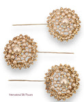 2.25'' Rhinestone Crown Pin ( 4891-Gold )