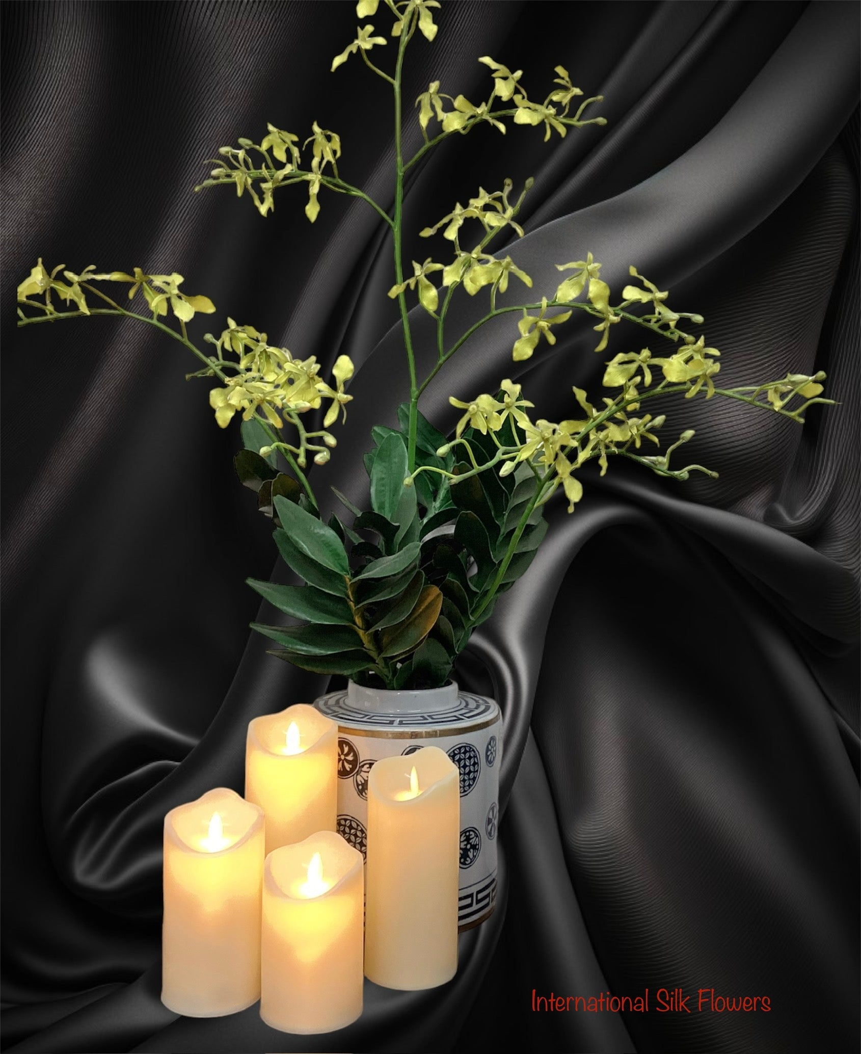 3'' D LED SWINGING CANDLE ( 5999-Ivory )