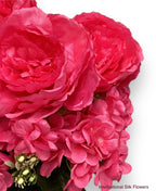 23'' Deluxe Silk Peony Hydrangea Bush ( B1502-Fushia )