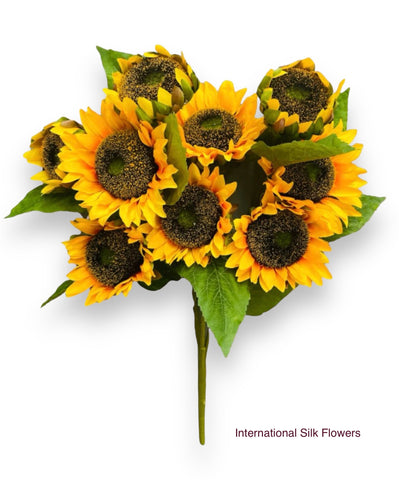 24" Artificial Sunflower Bush ( B923 )