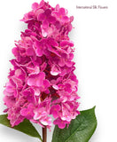 32.5" Real Touch Cone Hydrangea Spray  ( FSH206-Fuchsia ) INT206-#5Fuchsia