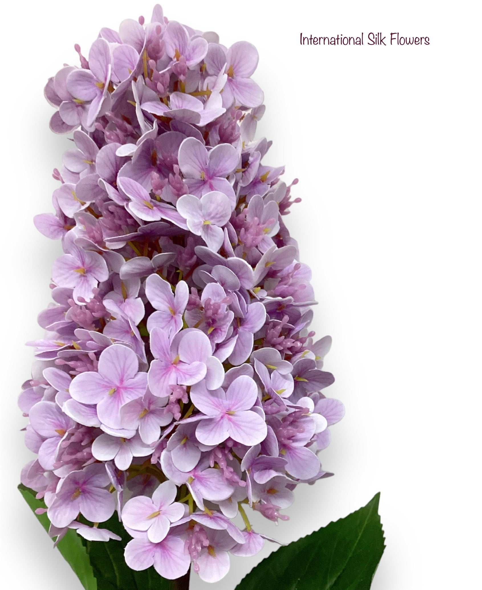 32.5" Real Touch Cone Hydrangea Spray  ( FSH206-Lavender ) INT206-#2 Lavender