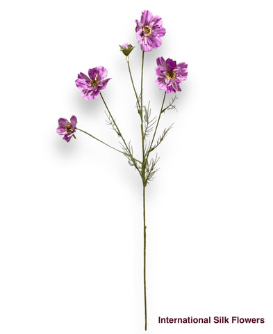 32" Faux Cosmos Spray ( FSC020-Purple )