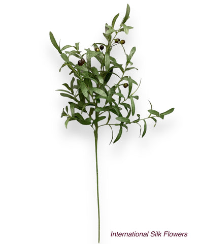 39'' Olive Leaf Branch ( INT1032-Green )