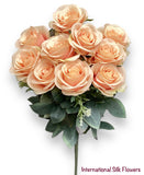 17'' Open Rose Bush ( INT663-Blush )
