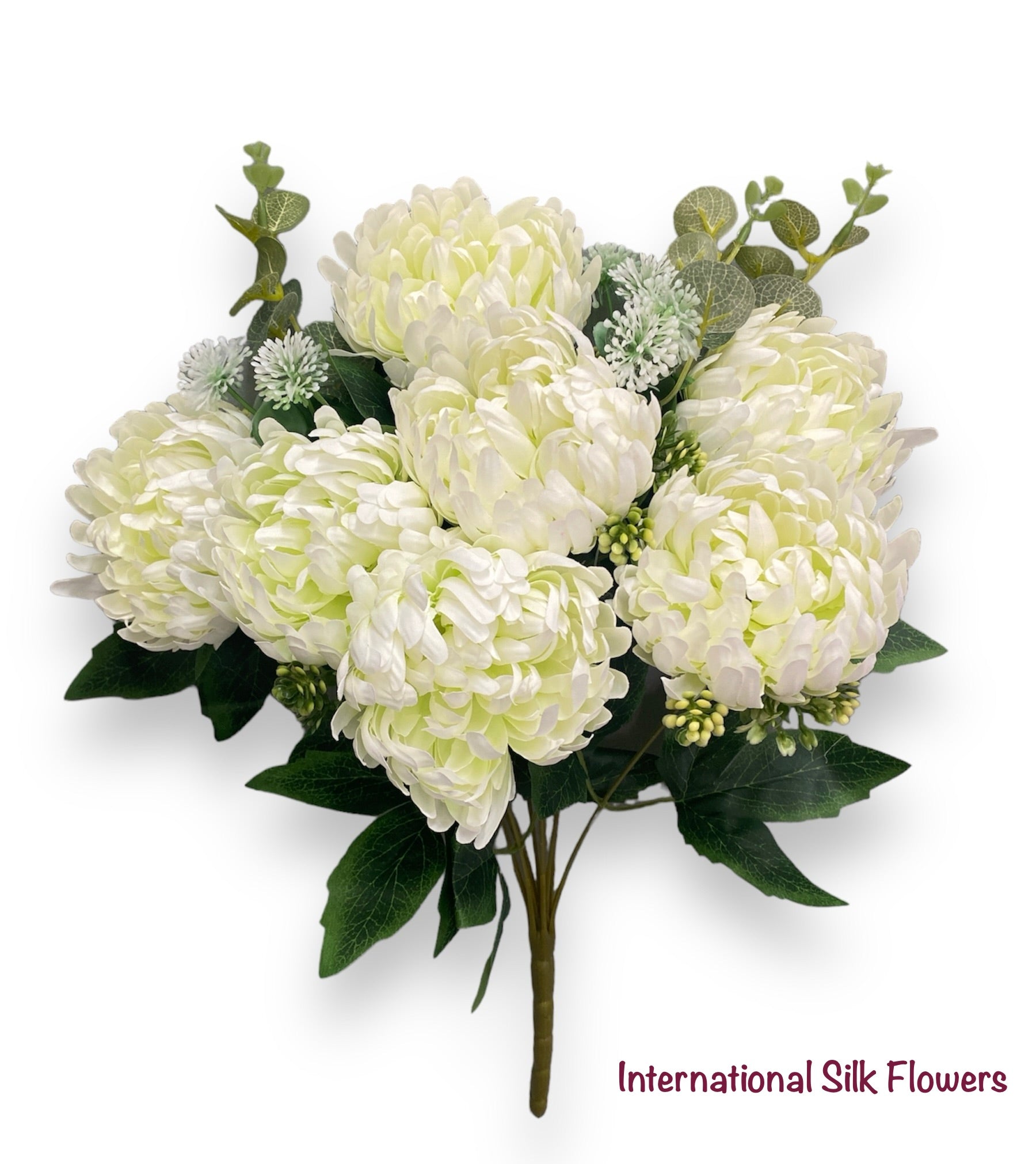 19'' Mum Bush ( INT004-Cream )