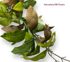 6' Magnolia Leaf Garland ( PGM143-GR/BR )