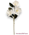 32” Real Touch Faux Magnolia Spray ( FSM203-White )