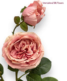 30"  Silk Austin Rose Spray ( 80330-Mauve )
