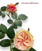 29" Silk Garden Rose Spray ( FSR416-Pink/TT )