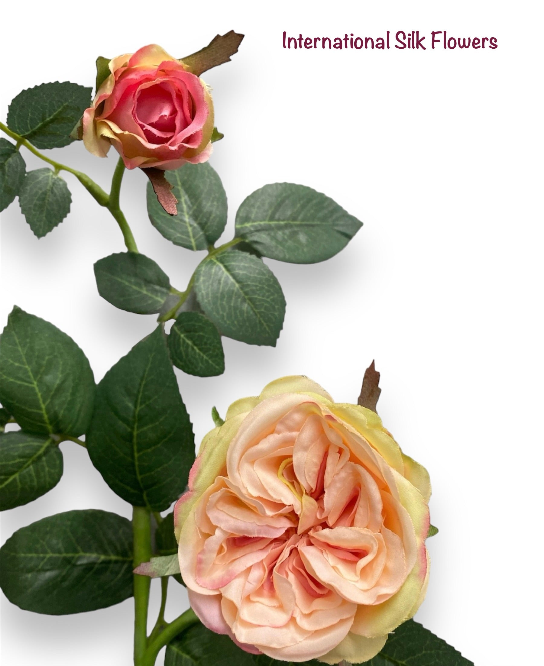29" Silk Garden Rose Spray ( FSR416-Pink/TT )