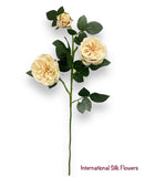 29" Silk Garden Rose Spray ( FSR416-Cream )