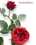 29" Silk Garden Rose Spray ( FSR416-Red )