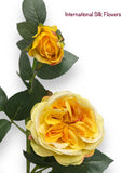 29" Silk Garden Rose Spray ( FSR416-Yellow )