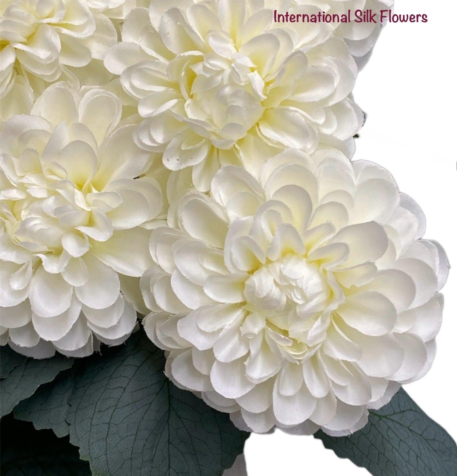 23'' Dahlia Bush ( INT010-Cream )